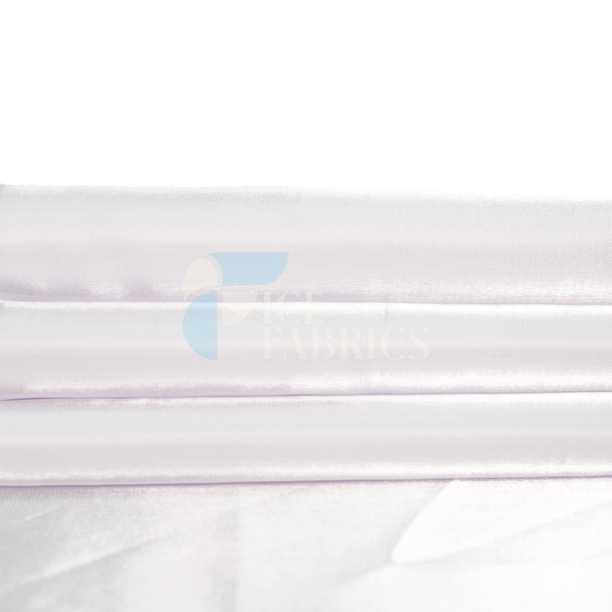 White Silky Satin Fabric