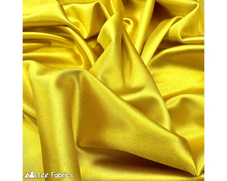 Casino Luxe 4 Way Stretch Silky Satin Fabric By The Roll