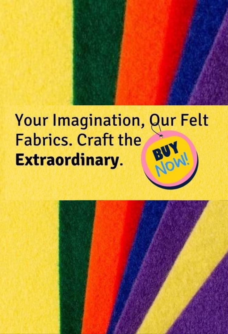 Felt fabric for craft your ideas - Ice Fabrics