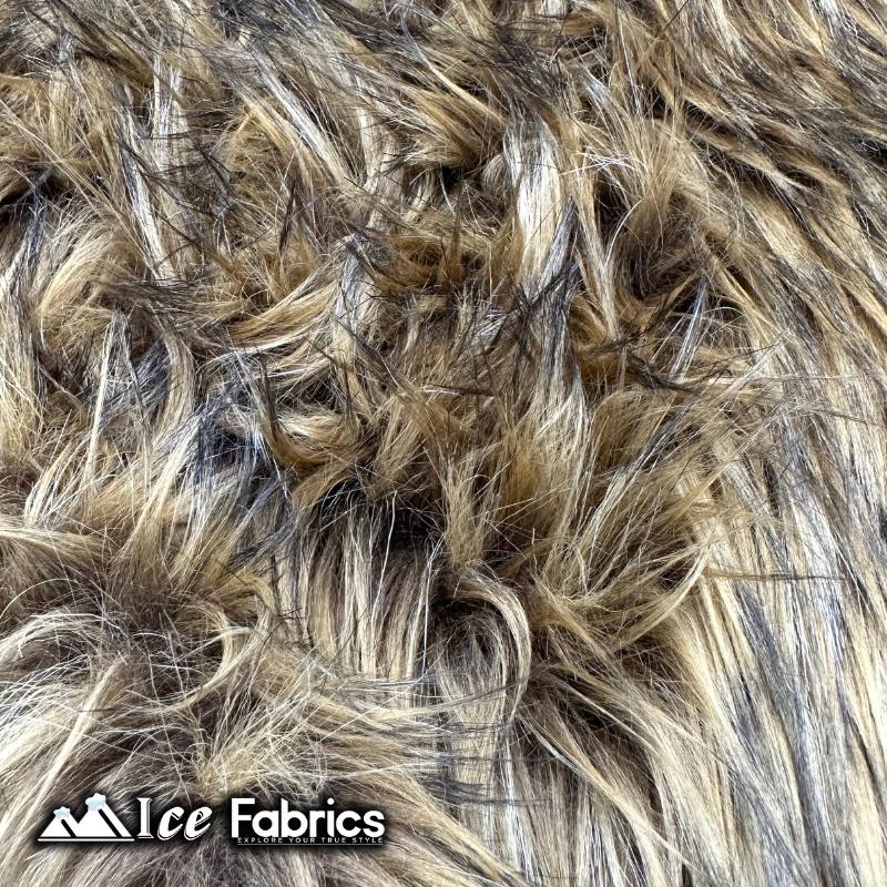 Coyote Long Pile Faux Fur Fabric | Fur MaterialICE FABRICSICE FABRICSBy The Yard (60" Wide)2.5" Long PileBrownCoyote Long Pile Faux Fur Fabric | Fur Material