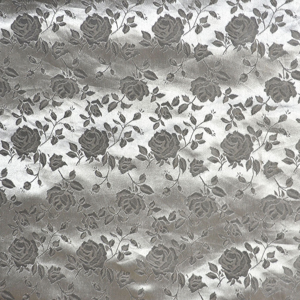 Floral Brocade Jacquard Satin Fabric / Floral FabricSatin FabricICE FABRICSICE FABRICSSilverBy The YardFloral Brocade Jacquard Satin Fabric / Floral Fabric ICE FABRICS Silver
