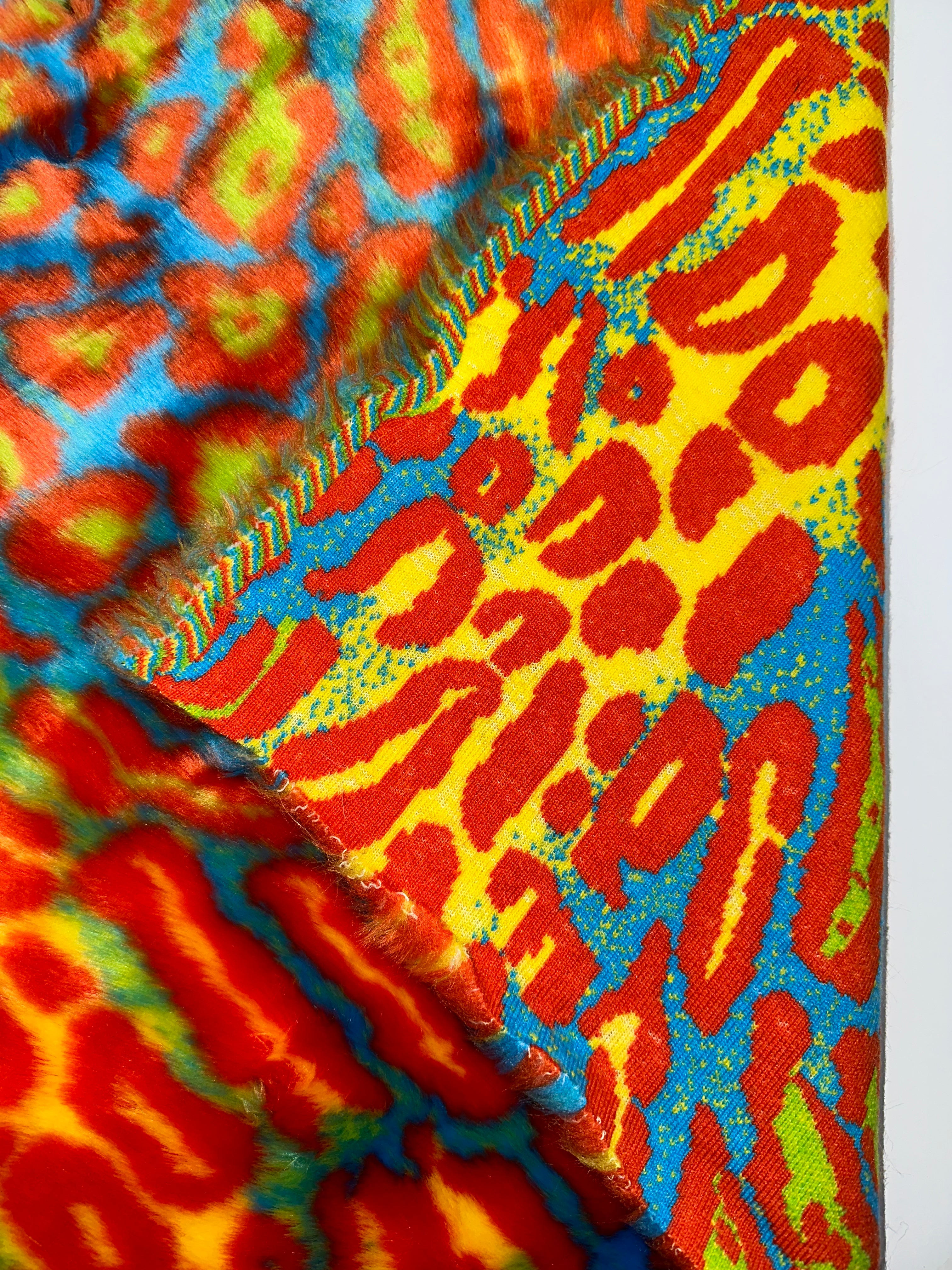 Leopard Short Pile Faux Fur Fabric