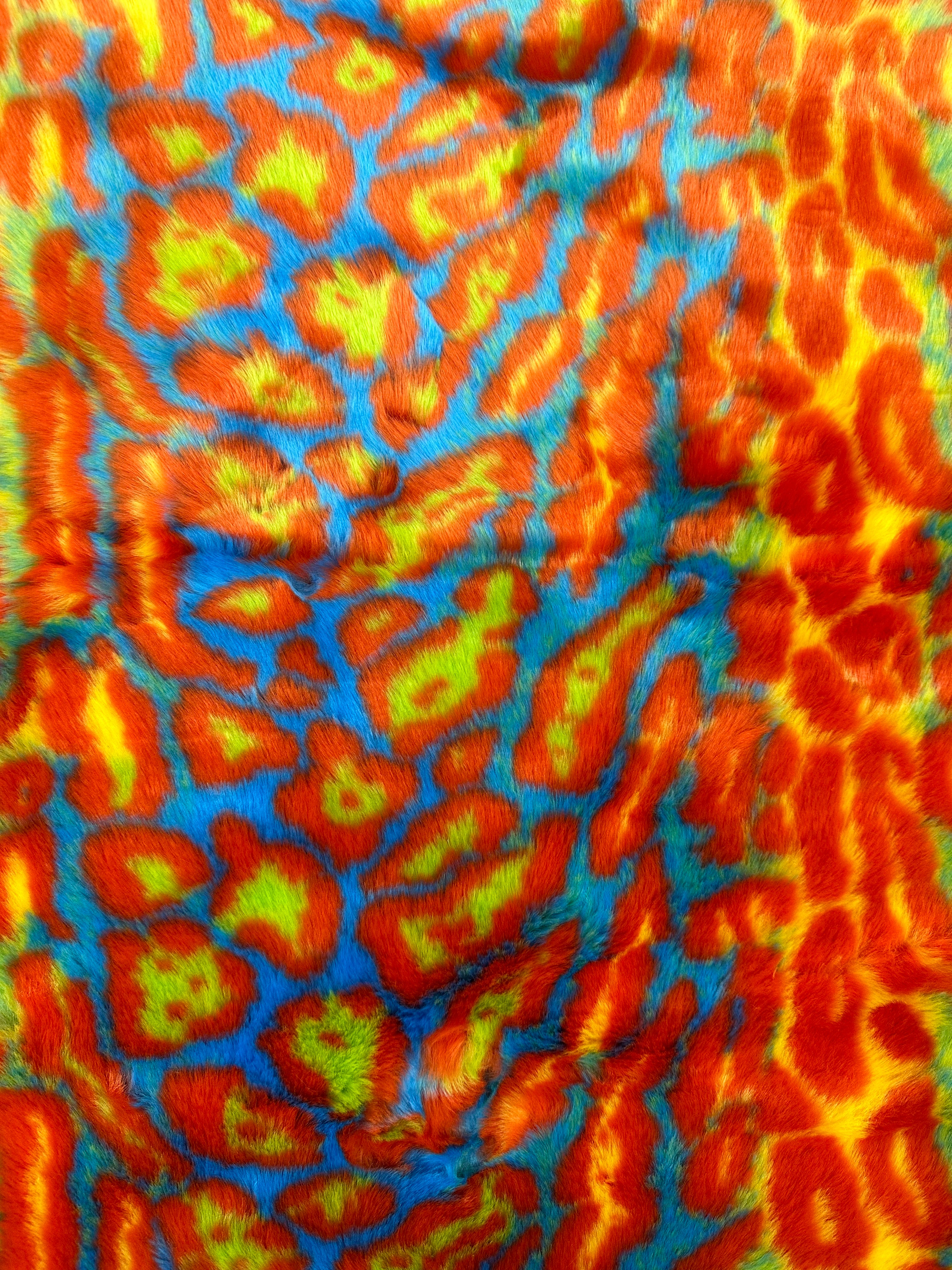 Leopard Short Pile Faux Fur Fabric
