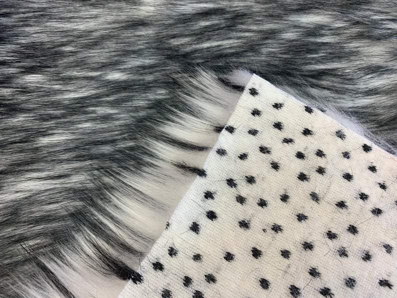 Luxury Husky Faux Fur Fabric By The Yard | Faux Fur MaterialICE FABRICSICE FABRICSGrayBy The Yard (60 inches Wide)Luxury Husky Faux Fur Fabric By The Yard | Faux Fur Material ICE FABRICS Gray