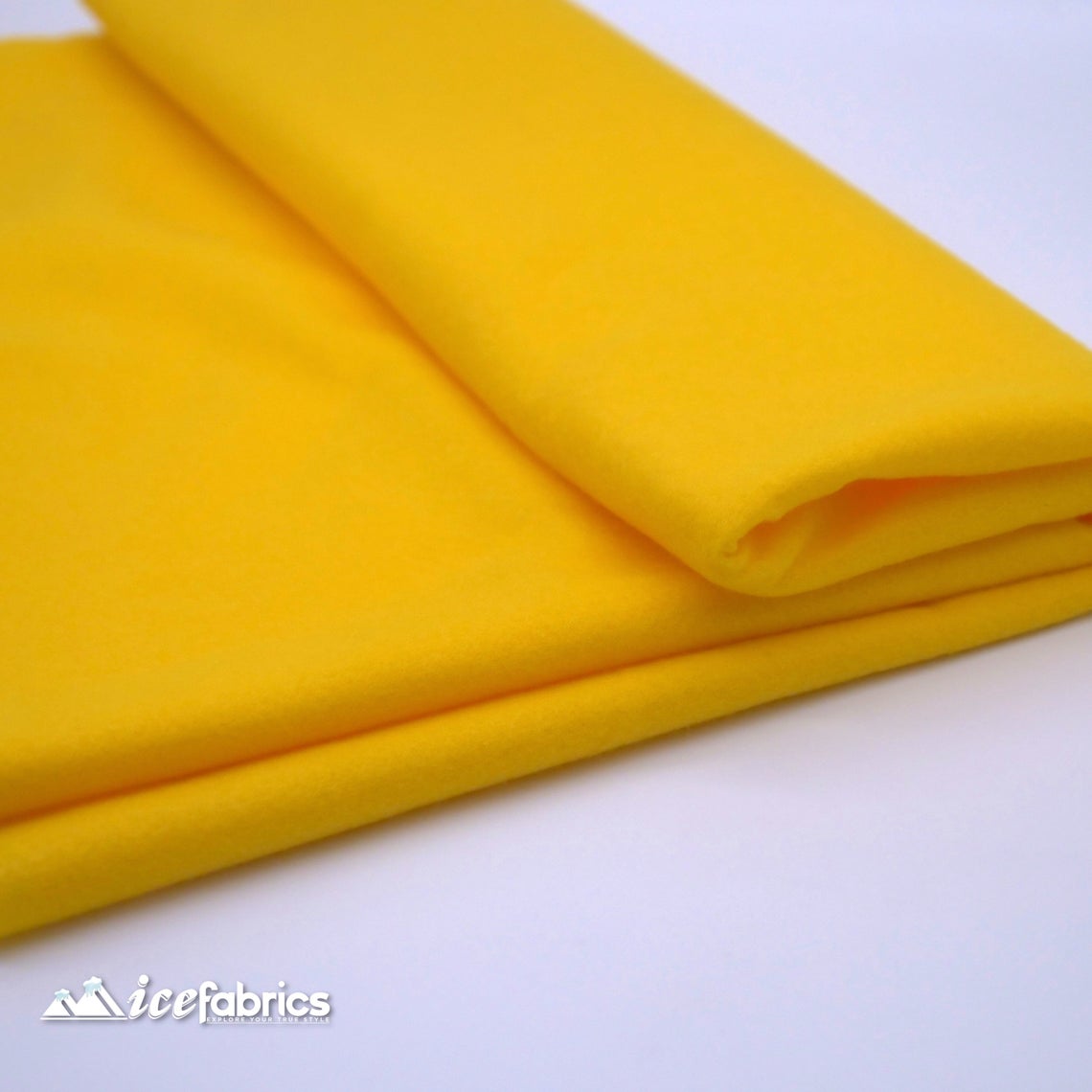 72" Wide 1.6 mm Thick Acrylic Mango Yellow Felt Fabric By The YardICE FABRICSICE FABRICSPer Yard1.6mm Thick72" Wide 1.6 mm Thick Acrylic Mango Yellow Felt Fabric By The Yard ICE FABRICS