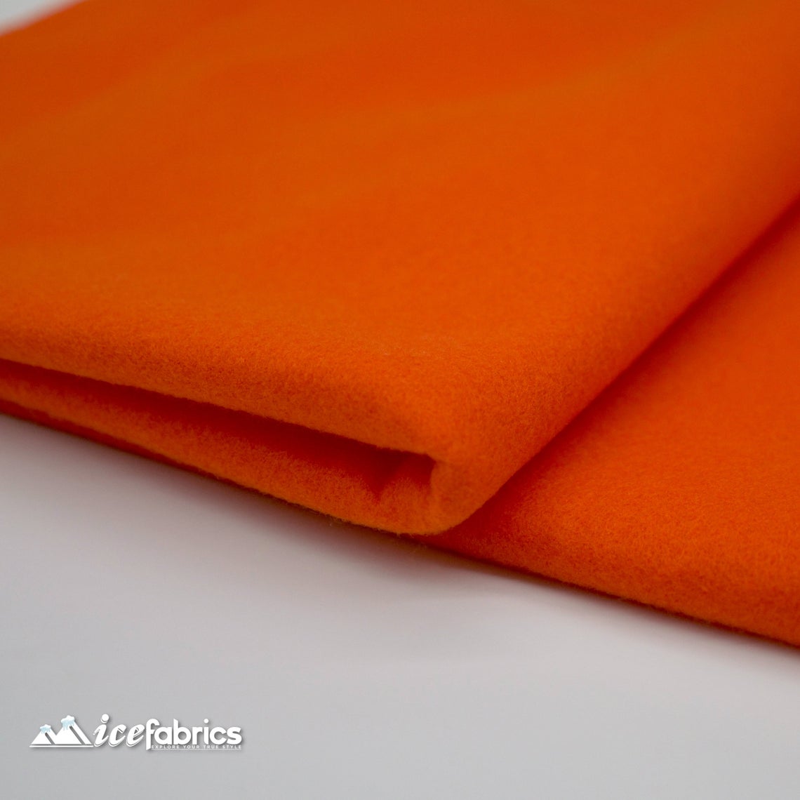 72" Wide 1.6 mm Thick Acrylic Orange Felt Fabric By The YardICE FABRICSICE FABRICSPer Yard1.6mm Thick72" Wide 1.6 mm Thick Acrylic Orange Felt Fabric By The Yard ICE FABRICS