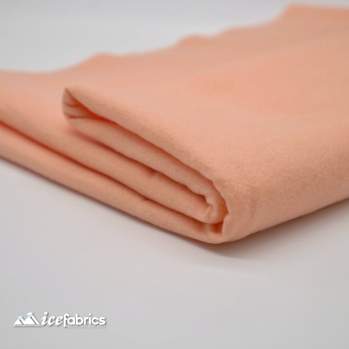72" Wide 1.6 mm Thick Acrylic Peach Felt Fabric By The YardICE FABRICSICE FABRICSPer Yard1.6mm Thick72" Wide 1.6 mm Thick Acrylic Peach Felt Fabric By The Yard ICE FABRICS