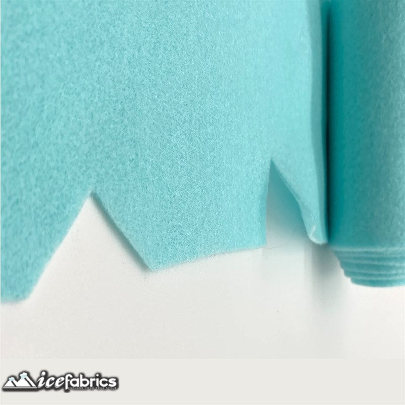 Ice Fabrics Acrylics Felt Fabric By The Roll ( 20 Yards) Wholesale ICE FABRICS Aqua