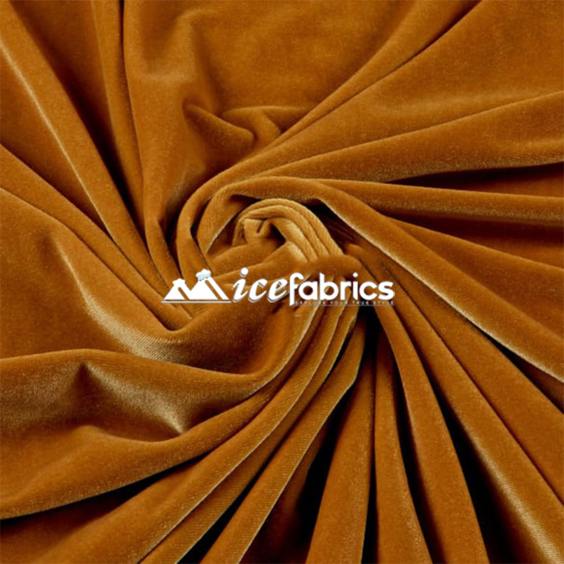 Poly Spandex 4 Way Stretch Velvet Fabric/ super Soft ICE FABRICS