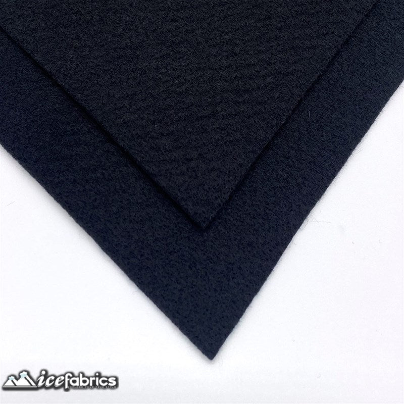 Ice Fabrics Acrylics Felt Fabric By The Roll ( 20 Yards) Wholesale ICE FABRICS Black