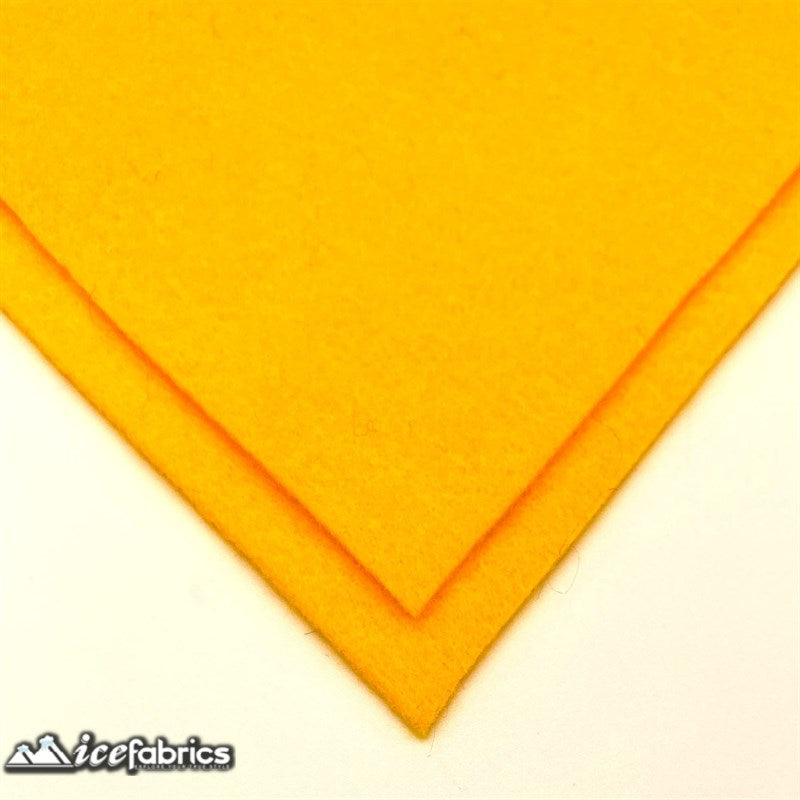 Ice Fabrics Acrylics Felt Fabric By The Roll ( 20 Yards) Wholesale ICE FABRICS Bright Gold