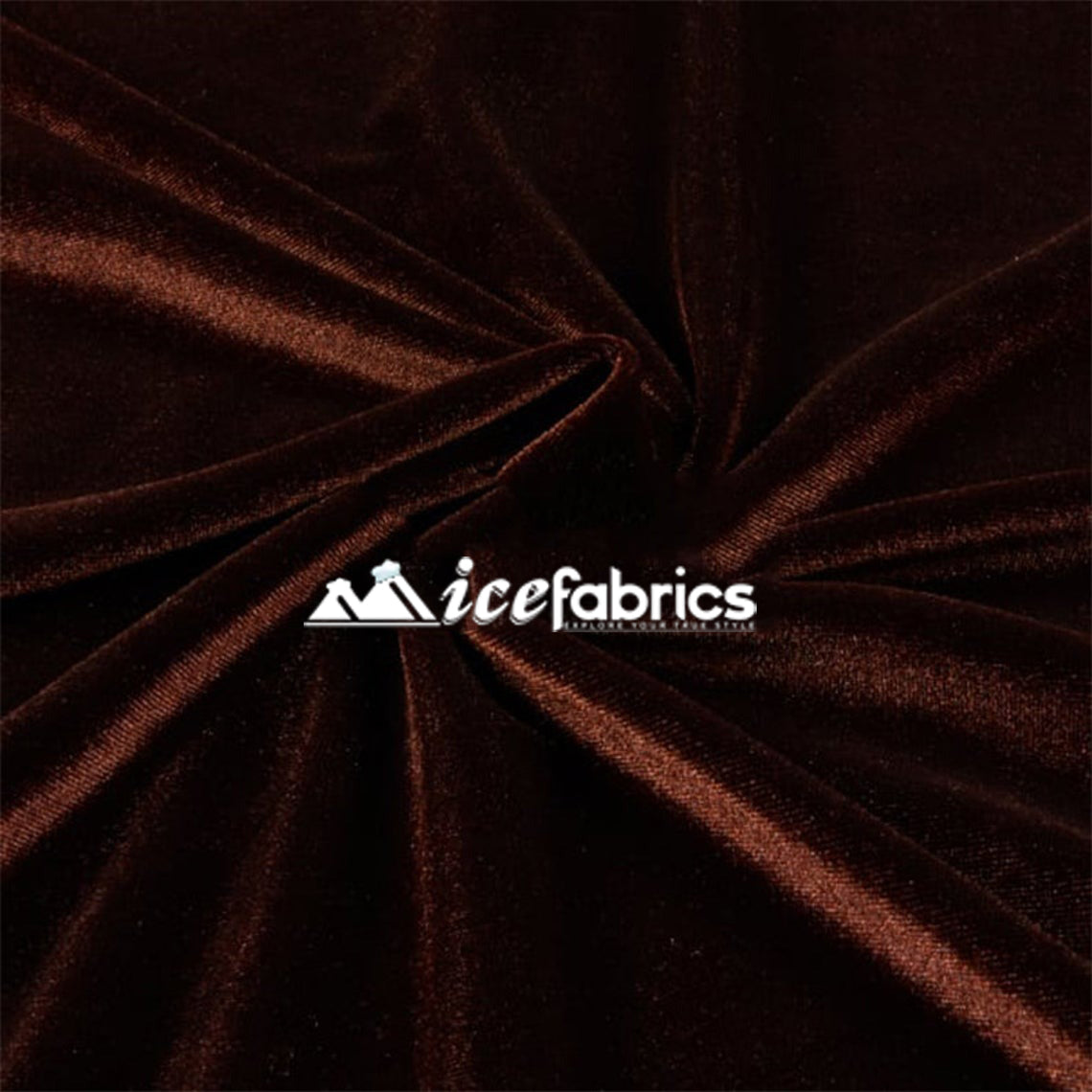 Poly Spandex 4 Way Stretch Velvet Fabric