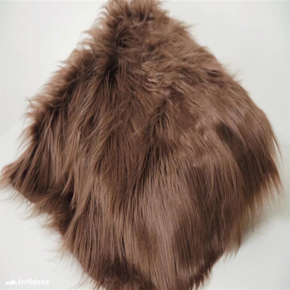 Brown Alpine Pile Faux Fur Fabric