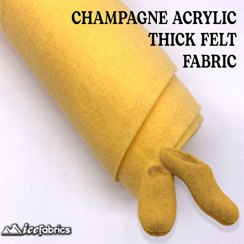 Ice Fabrics Acrylics Felt Fabric By The Roll ( 20 Yards) Wholesale ICE FABRICS Champagne