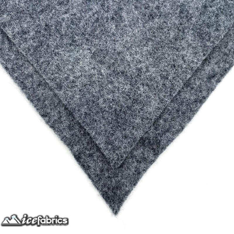 Ice Fabrics Acrylics Felt Fabric By The Roll ( 20 Yards) Wholesale ICE FABRICS Charcoal