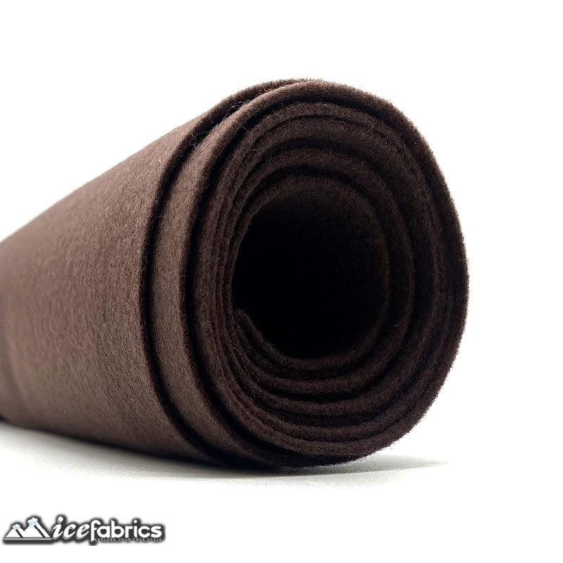 Ice Fabrics Acrylics Felt Fabric By The Roll ( 20 Yards) Wholesale ICE FABRICS Dark Brown
