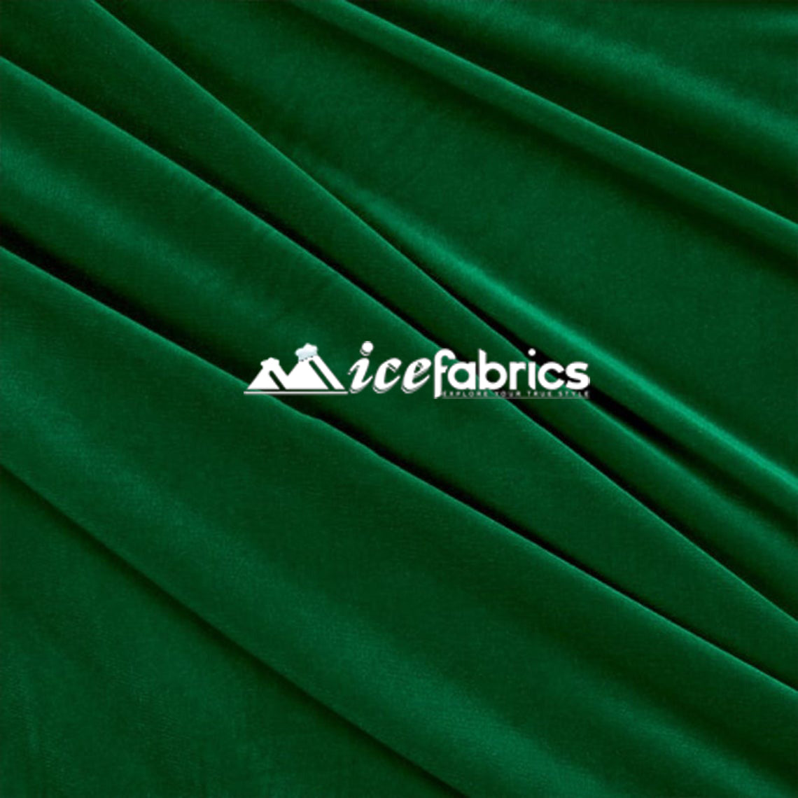 Poly Spandex 4 Way Stretch Velvet Fabric/ super Soft ICE FABRICS