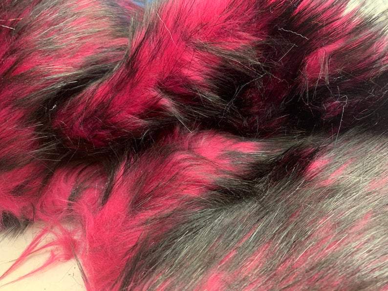 Luxury Husky Faux Fur Fabric By The Yard | Faux Fur MaterialICE FABRICSICE FABRICSFuchsiaBy The Yard (60 inches Wide)Luxury Husky Faux Fur Fabric By The Yard | Faux Fur Material ICE FABRICS Fuchsia