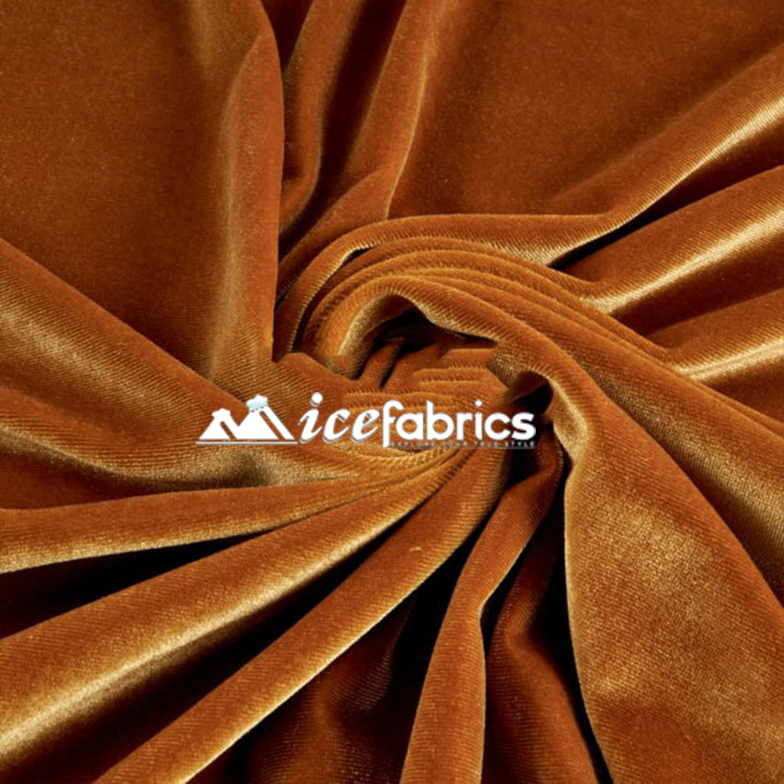 Poly Spandex 4 Way Stretch Velvet Fabric