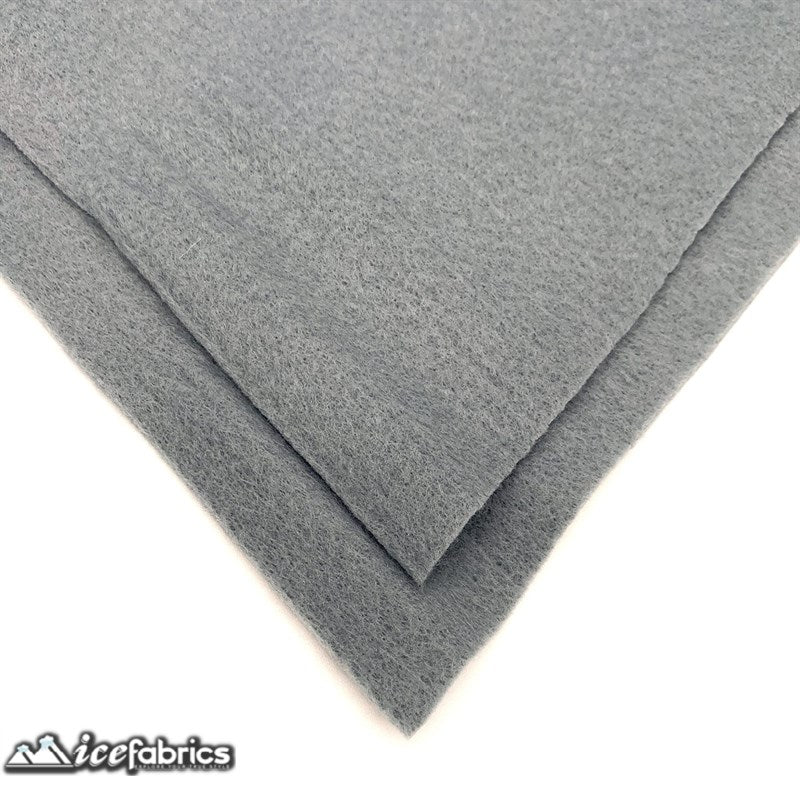 Ice Fabrics Acrylics Felt Fabric By The Roll ( 20 Yards) Wholesale ICE FABRICS Solid Grey