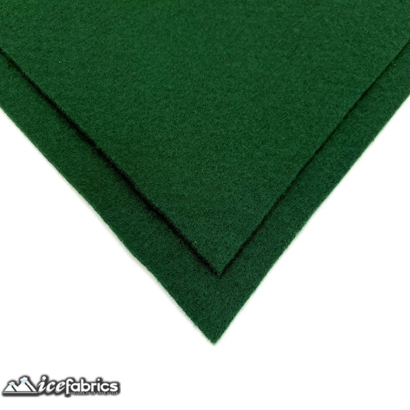 Ice Fabrics Acrylics Felt Fabric By The Roll ( 20 Yards) Wholesale ICE FABRICS Hunter Green