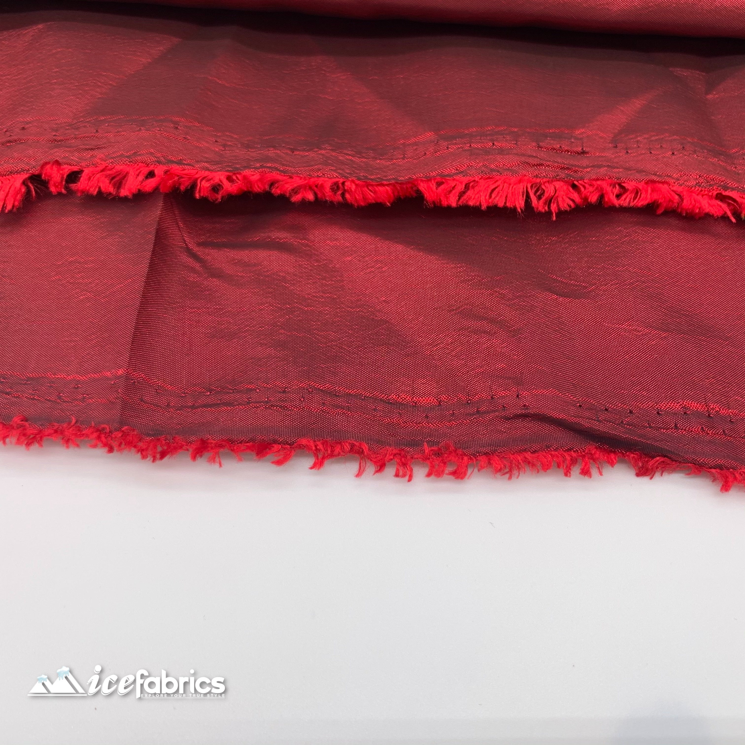 High Quality Solid Taffeta Fabric_ 60" Width_ By The YardTaffeta FabricICEFABRICICE FABRICSBurgundyHigh Quality Solid Taffeta Fabric_ 60" Width_ By The Yard ICEFABRIC Burgundy