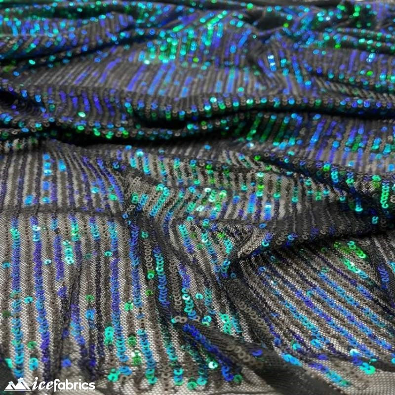 Elegant 2 Way All Over Stretch Sequin FabricICE FABRICSICE FABRICSBy The Yard58 inches WideIridescent GreenElegant 2 Way All Over Stretch Sequin Fabric ICE FABRICS Iridescent Green