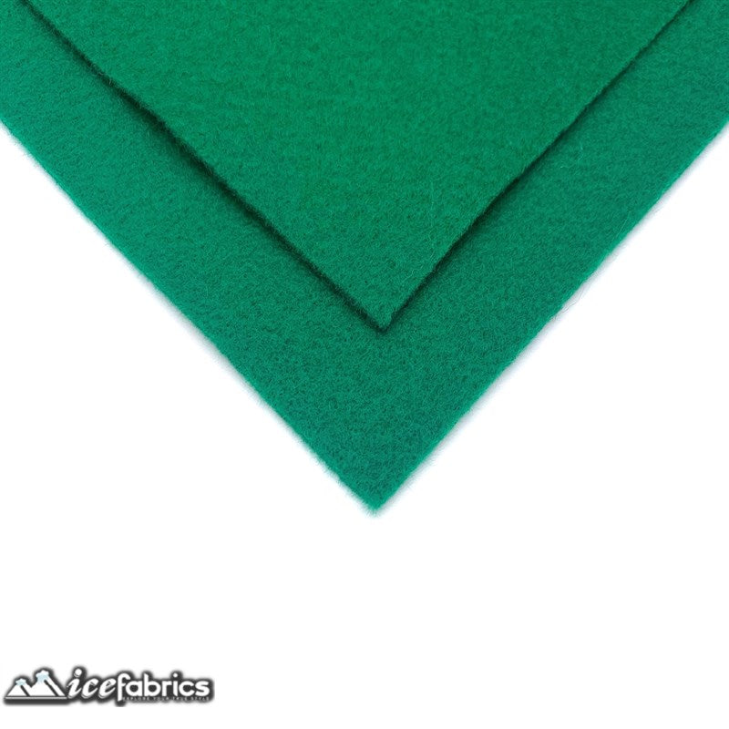 Ice Fabrics Acrylics Felt Fabric By The Roll ( 20 Yards) Wholesale ICE FABRICS Kelly Green