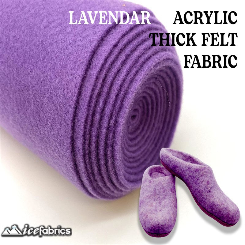 Ice Fabrics Acrylics Felt Fabric By The Roll ( 20 Yards) Wholesale ICE FABRICS Lavender