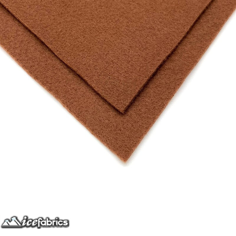 Ice Fabrics Acrylics Felt Fabric By The Roll ( 20 Yards) Wholesale ICE FABRICS Light Brown