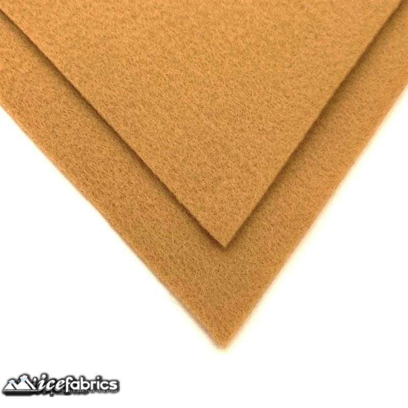 Ice Fabrics Acrylics Felt Fabric By The Roll ( 20 Yards) Wholesale ICE FABRICS Lt Camel