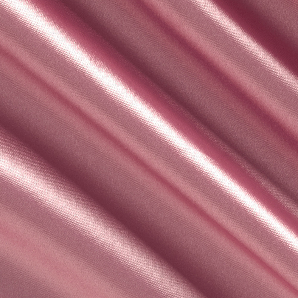 French Quality 5% Stretch Satin Fabric Spandex Fabric BTY ICEFABRIC Mauve