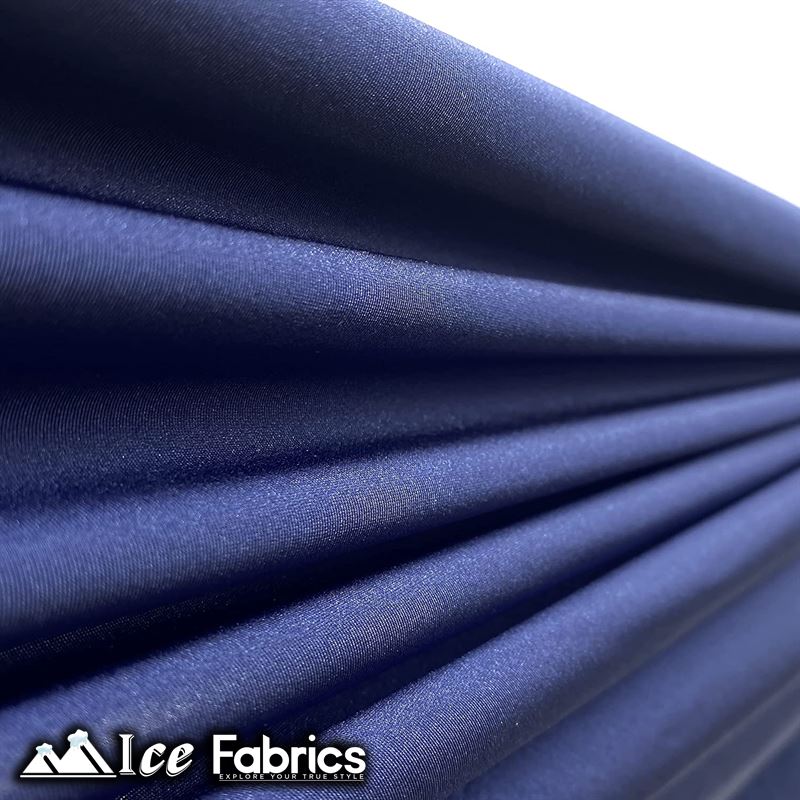 4 Way Stretch Nylon Spandex Fabric By The Roll (20 Yards ) ICE FABRICS |Navy