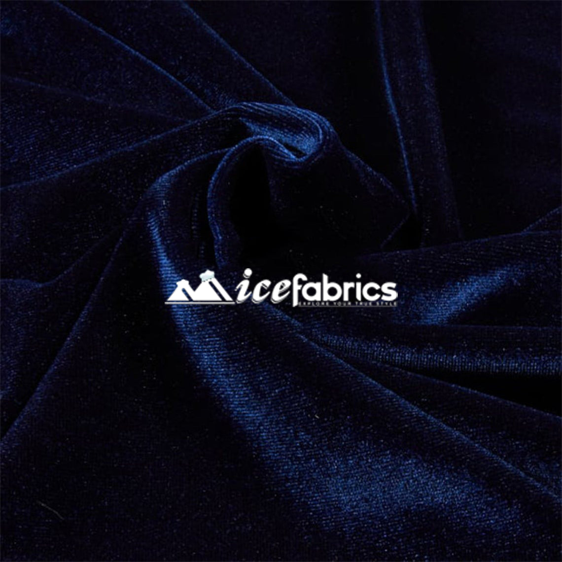 Poly Spandex 4 Way Stretch Velvet Fabric