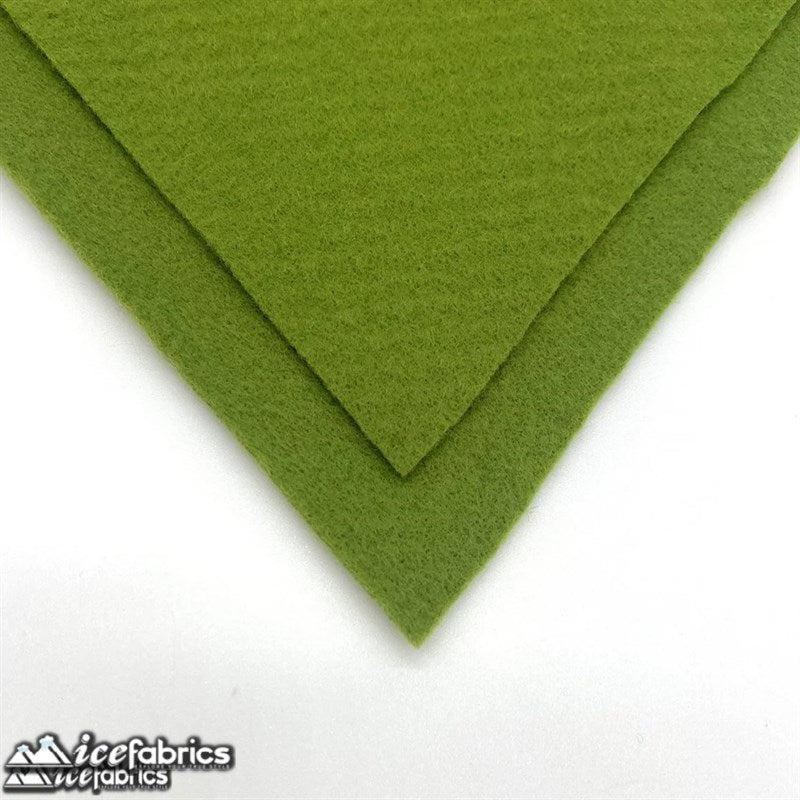 Ice Fabrics Acrylics Felt Fabric By The Roll ( 20 Yards) Wholesale ICE FABRICS Olive