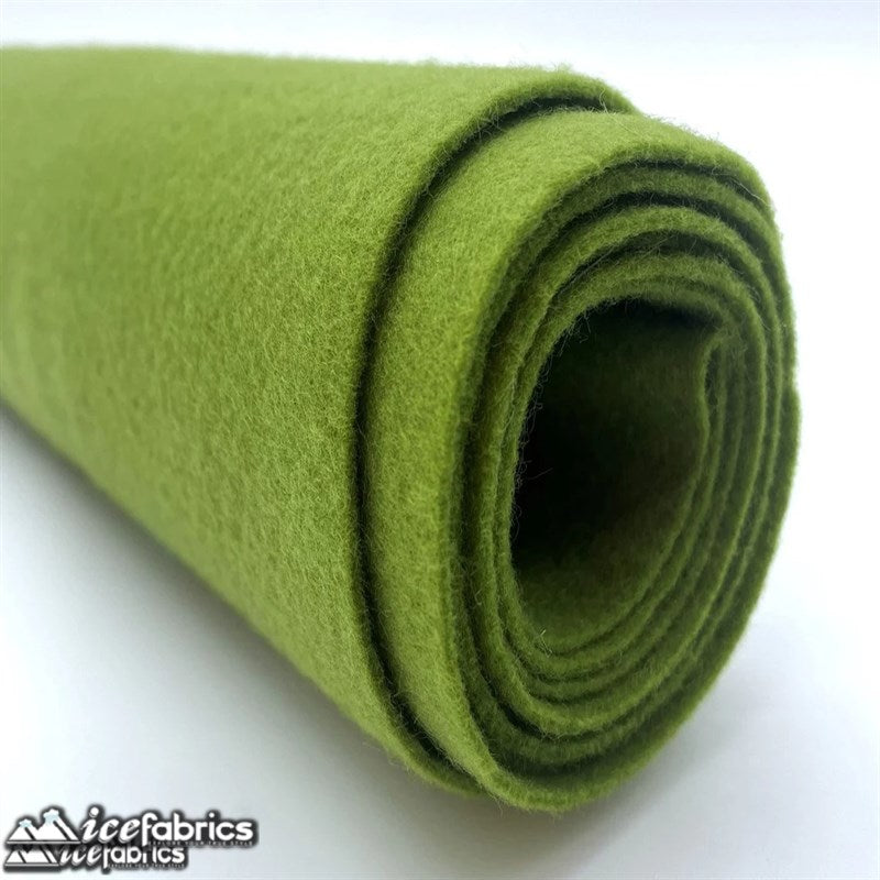 Ice Fabrics Acrylics Felt Fabric By The Roll ( 20 Yards) Wholesale ICE FABRICS Olive