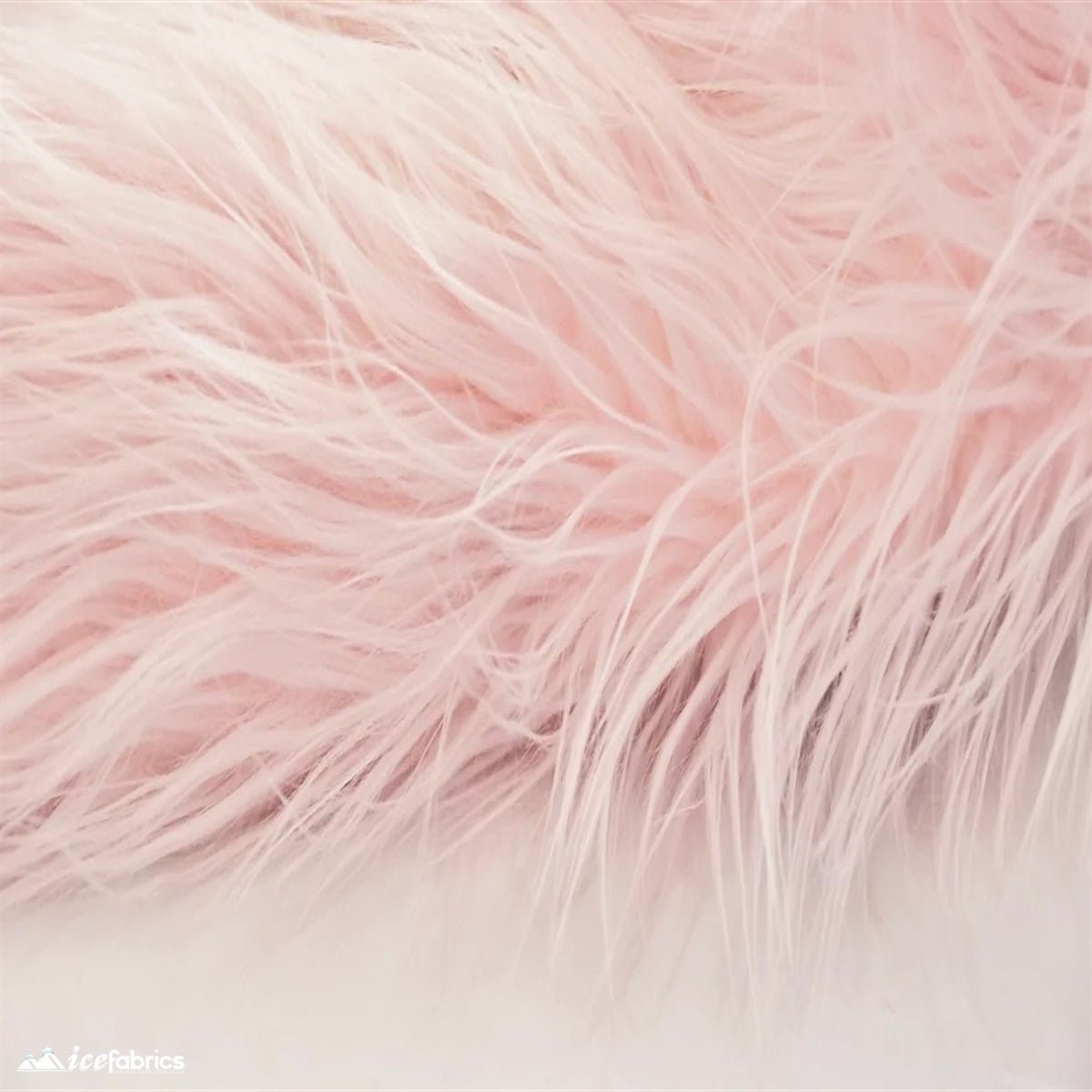 Pink Alpine Pile Faux Fur Fabric