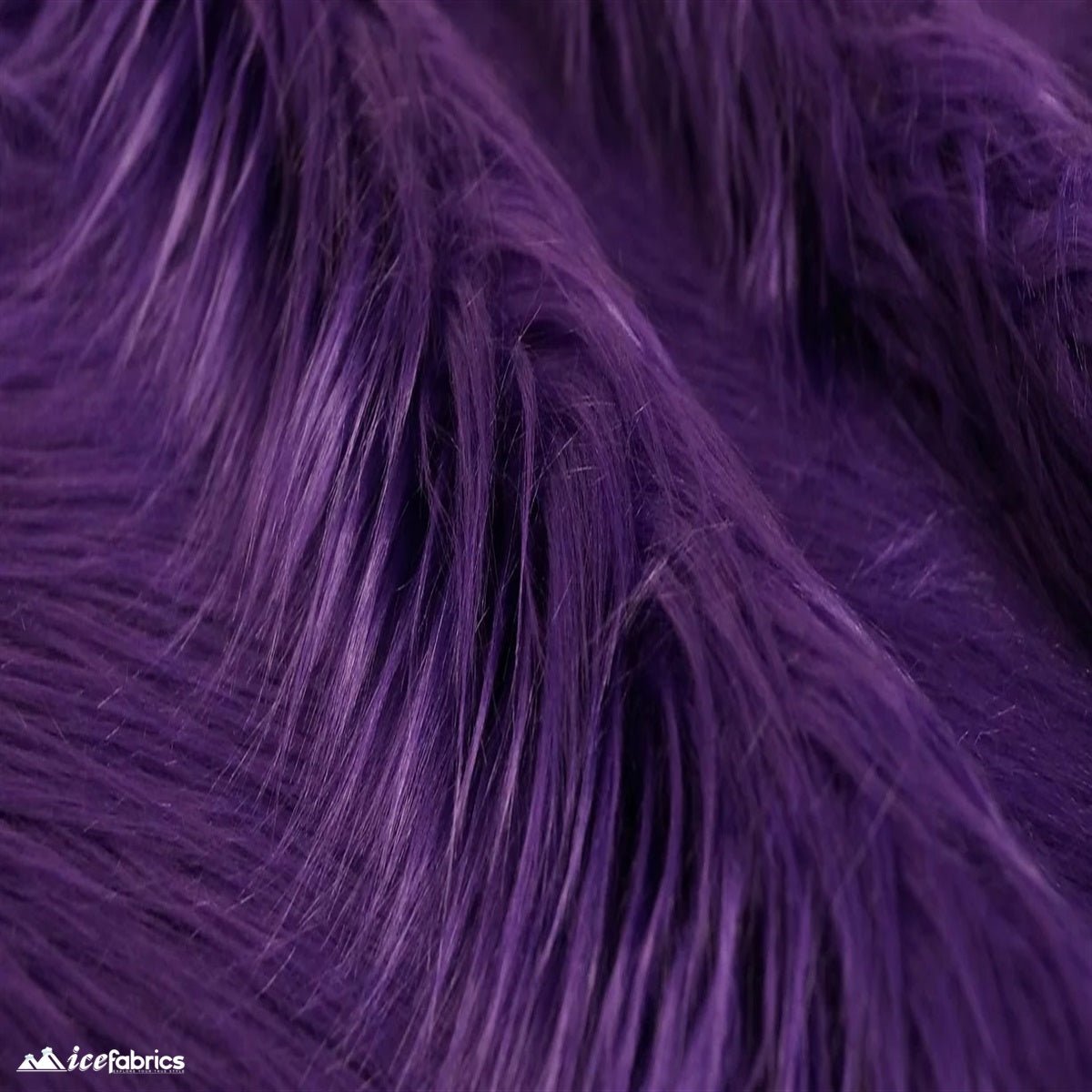 Purple Alpine 3" Pile Faux Fur Fabric