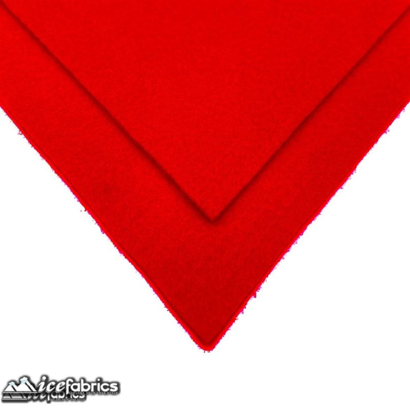 Ice Fabrics Acrylics Felt Fabric By The Roll ( 20 Yards) Wholesale ICE FABRICS Red