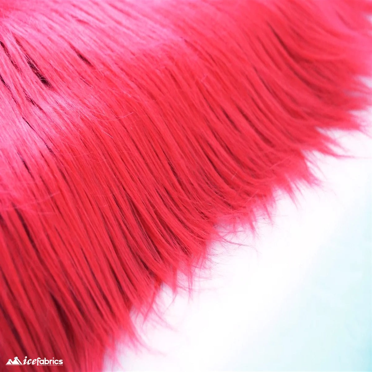 Red Alpine Faux Fur Fabric