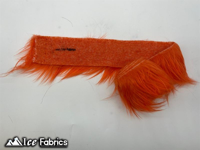 Shaggy Mohair Strips Ribbon Faux Fur Fabric Pre Cut Roll ICE FABRICS