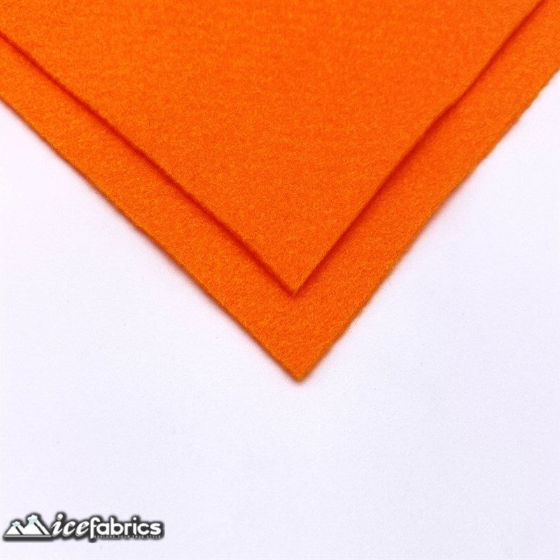Ice Fabrics Acrylics Felt Fabric By The Roll ( 20 Yards) Wholesale ICE FABRICS Tangerine