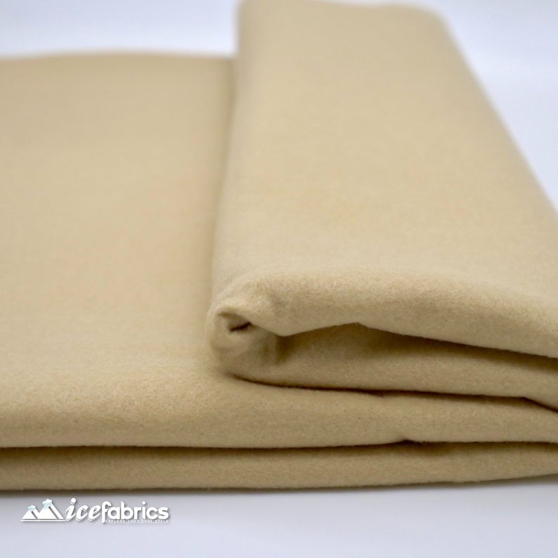 Acrylic Felt Fabric By The Roll | 20 yards | Wholesale Fabric ICE FABRICS Champagne