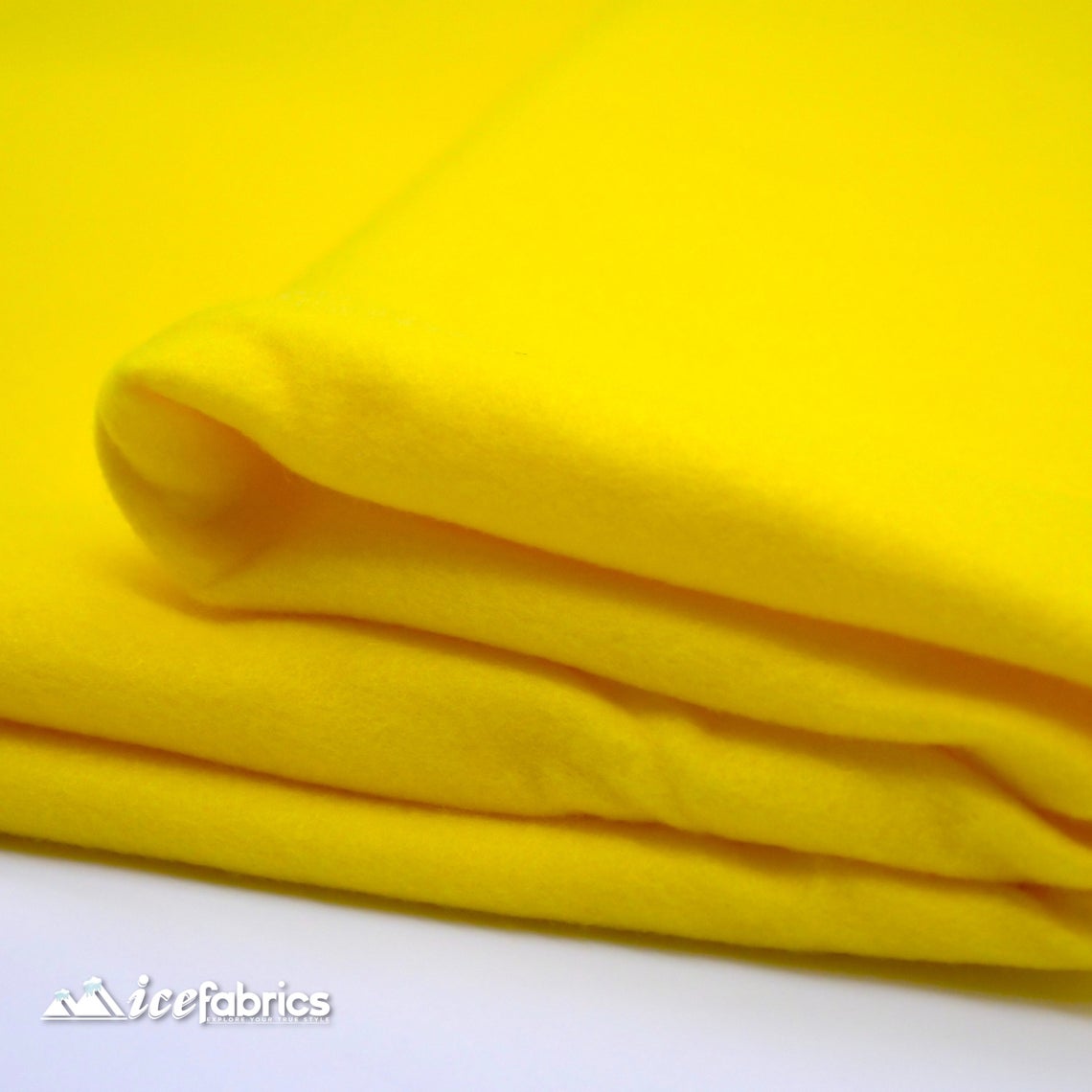 Acrylic Felt Fabric By The Roll | 20 yards | Wholesale Fabric ICE FABRICS Neon Yellow