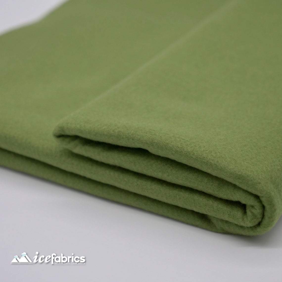 Acrylic Felt Fabric By The Roll | 20 yards | Wholesale Fabric ICE FABRICS Olive Green