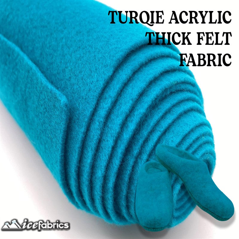 Ice Fabrics Acrylics Felt Fabric By The Roll ( 20 Yards) Wholesale ICE FABRICS Turquoise