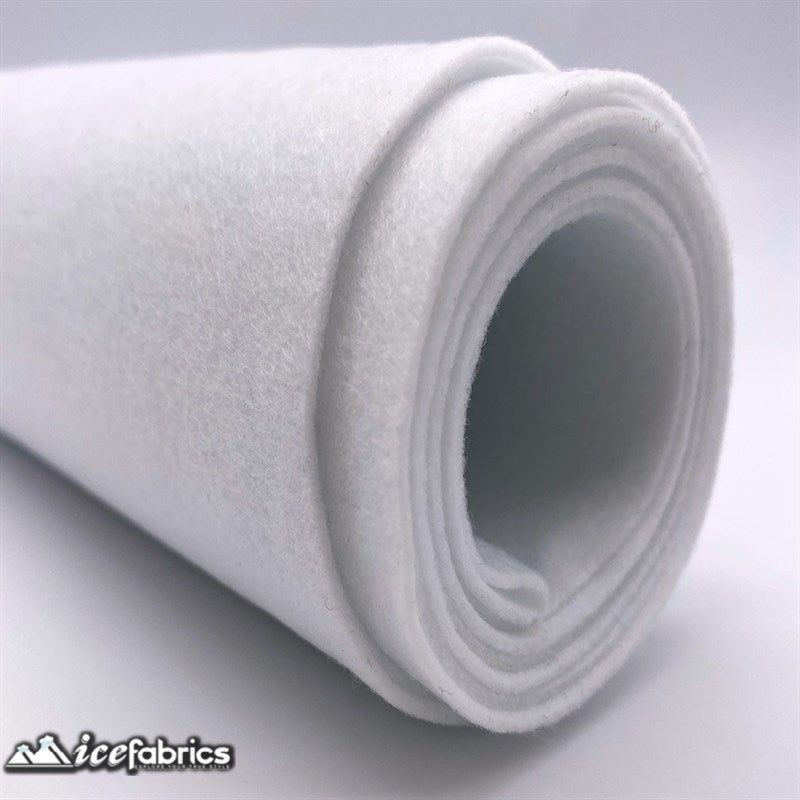 Ice Fabrics Acrylics Felt Fabric By The Roll ( 20 Yards) Wholesale ICE FABRICS Snow White