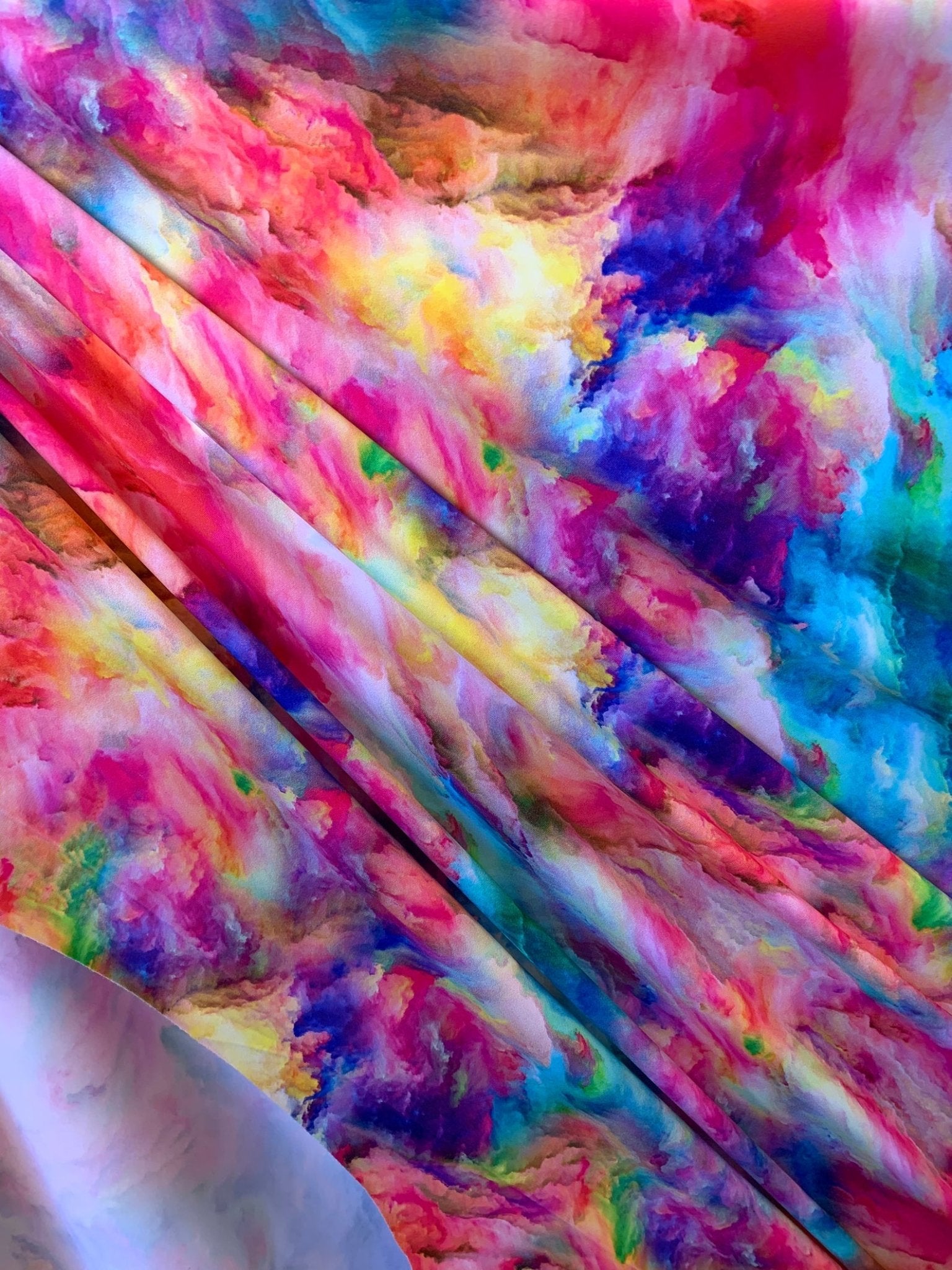 Abstract Tie Dye Print Spandex Poly Spandex Fabric By The yardSpandex FabricICEFABRICICE FABRICSAbstract Tie Dye Print Spandex Poly Spandex Fabric By The yard ICEFABRIC