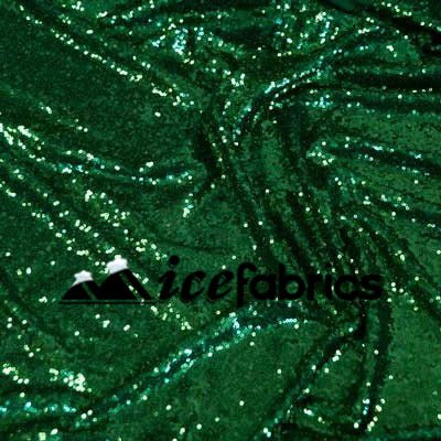 All Over Forest Green Mesh Glitz Mini Sequins FabricICE FABRICSICE FABRICSPer YardAll Over Forest Green Mesh Glitz Mini Sequins Fabric ICE FABRICS