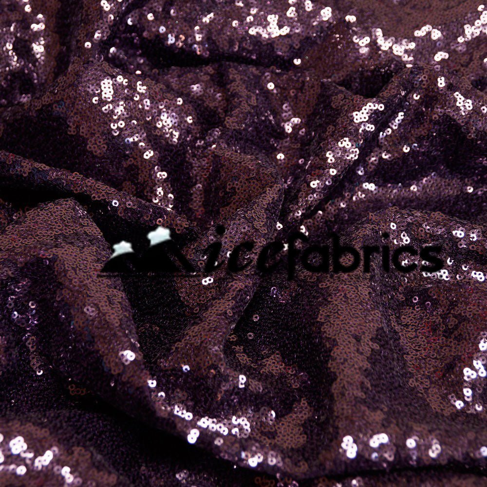 All Over Plum Mesh Glitz Mini Sequins Fabric ICE FABRICS ICE FABRICS Per Yard All Over Plum Mesh Glitz Mini Sequins Fabric ICE FABRICS